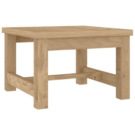 Mesa de centro Mesa de café madera maciza de teca 45x45x30 cm vidaXL