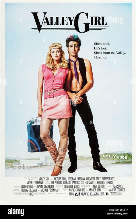 Nicolas cage valley girl 1983 hi-res stock photography and images - Alamy