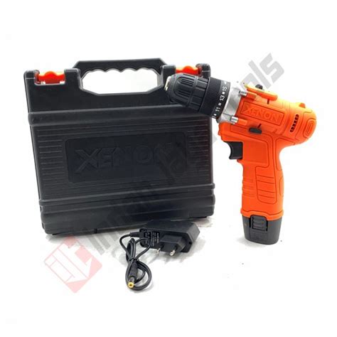 Jual Xenon Cdd E Single Mesin Bor Cordless Baterai Charger Besi Kayu