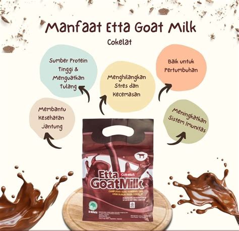 Etta Goat Milk Rasa Cokelat Susu Kambing Lazada Indonesia