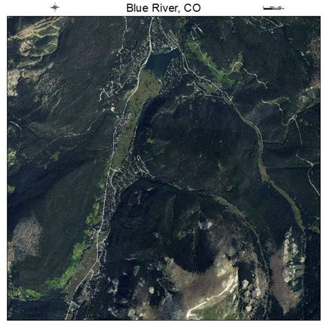 Aerial Photography Map of Blue River, CO Colorado