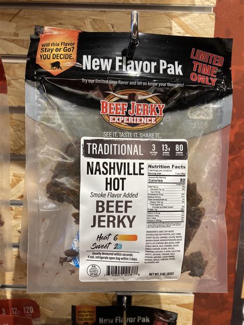 New Flavor! NASHVILLE HOT!... - Beef Jerky Outlet Tyler, TX