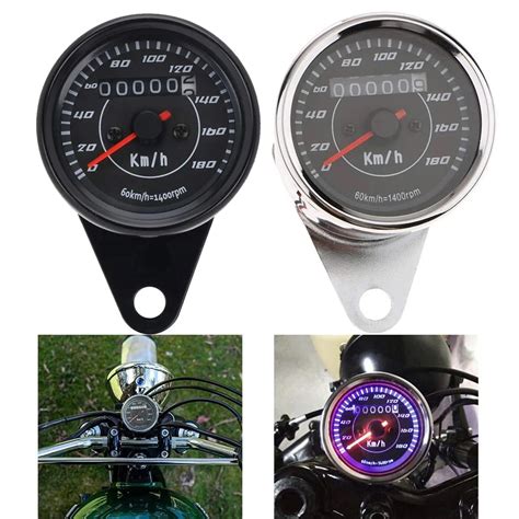 Hot Selling New Universal Motorcycle Speedometer Two Color LED Light