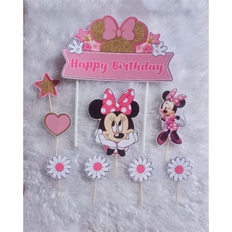 Minnie Mouse Cake Topper Lazada PH