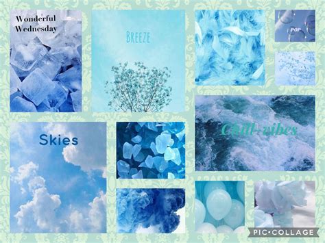 Aesthetic blue collage | Aesthetic collage, Collage, Frame