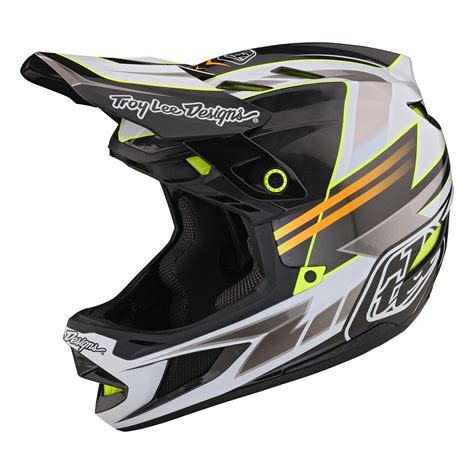 Troy Lee Designs Casco MTB Downhill D4 Carbon MIPS Saber Grigio