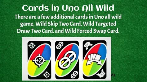 The UNO All Wild Cards (UNO All Wild Cards Meaning) - Learning Board Games