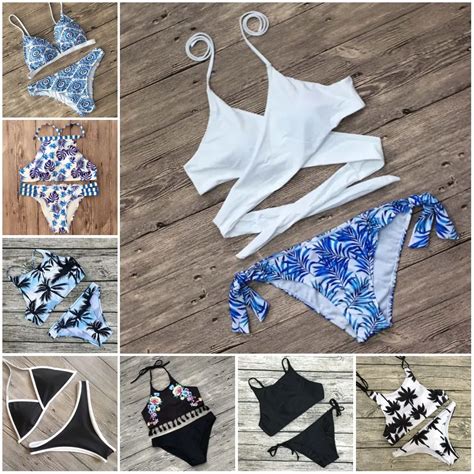 Wholesale High Waist Swimsuit 2019 Sexy Bikinis Women Swimwear Ruffle