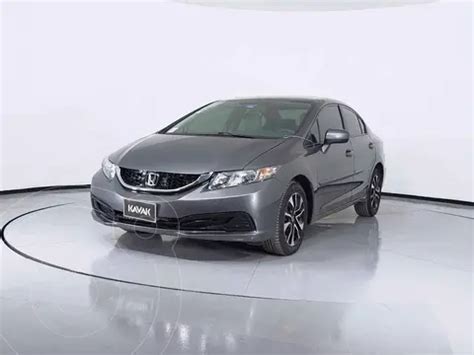 Honda Civic EX 1 8L Aut Usado 2014 Color Gris Precio 224 999