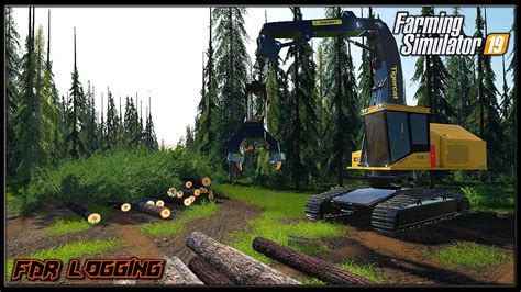 Tigercat Trail Cutting TimeLapse Logging 10 Farming Simulator 2019