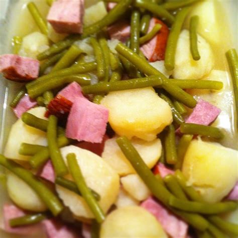 Ham, Potatoes, and Green Beans