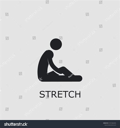 Vektor Stok Professional Vector Stretch Icon Stretch Symbol Tanpa