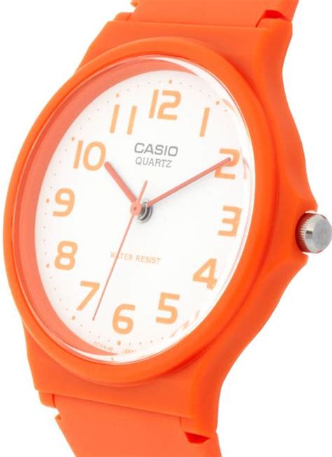 Casio Watch In Orange Lyst