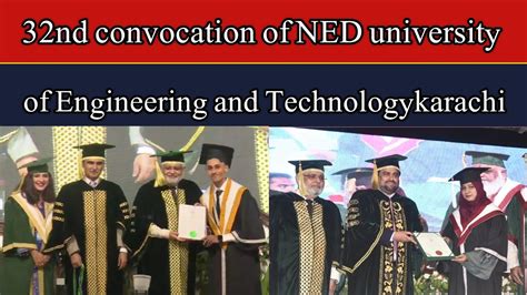 32nd NED Convocation 2023 32nd Convocation Of NED University Of