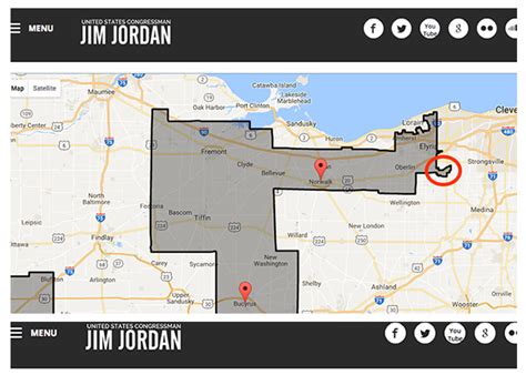 Jim Jordan Ohio District Map