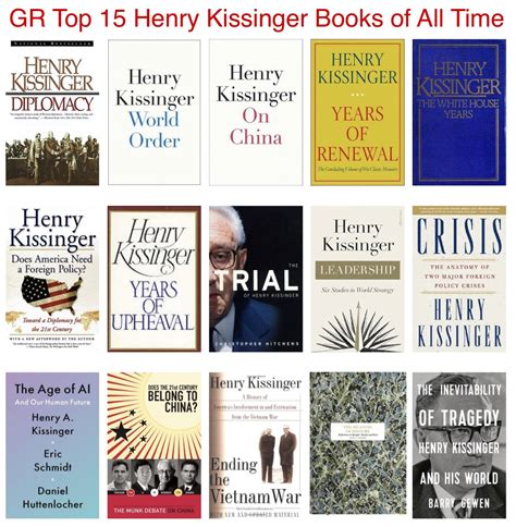 GR Top 15 Henry Kissinger Books of All Time : r/top15books