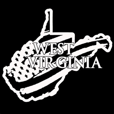 West Virginia State Flag Decal Etsy