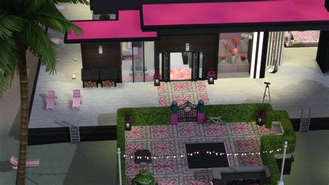 Glowing Pink Beach House Screenshots The Sims 4 Rooms Lots Curseforge