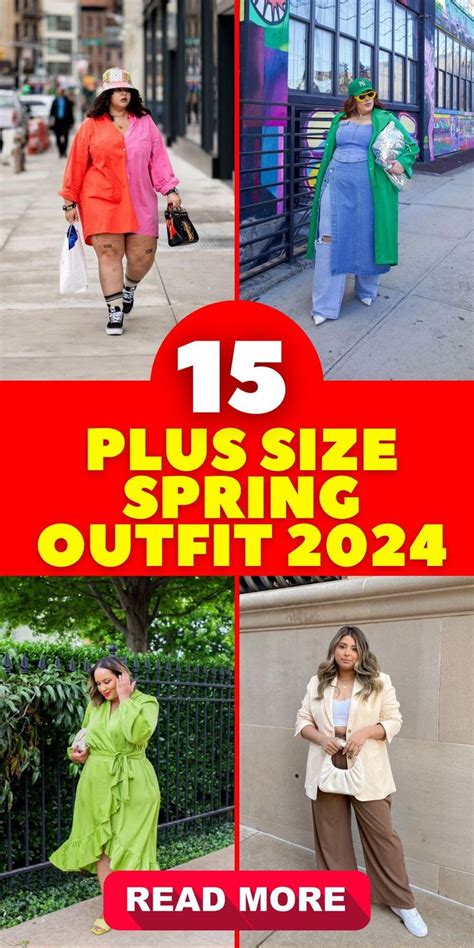 Cute And Confident Womens Plus Size Spring Outfit 2024 For A Stylish