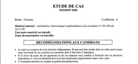 Sujet Et Corrig Bts Assistant De Direction Tude De Cas