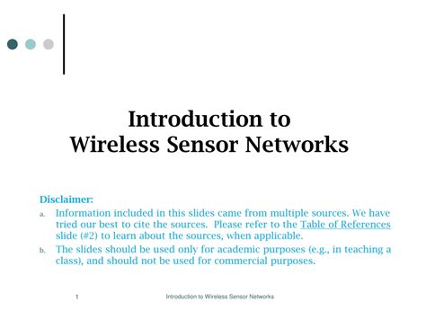 Ppt Introduction To Wireless Sensor Networks Powerpoint Presentation