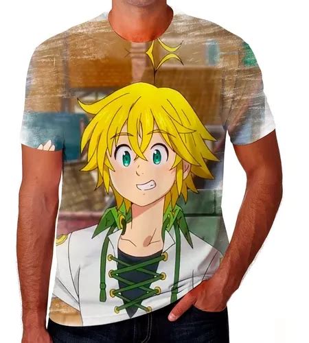 Camisa Camiseta Meliodas Nanatsu No Taizai Envio Rápido 09