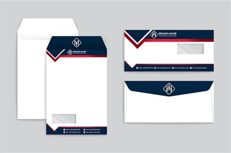 Premium Vector Modern Business Envelope Design