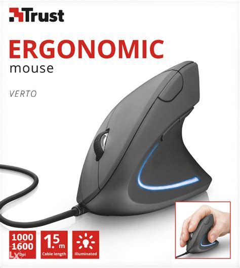 Trust GAMING VERTICAL MOUSE Verto LED Vertikalni miš Miševi OLX ba