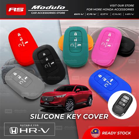 [𝐊𝐄𝐘 𝐂𝐎𝐕𝐄𝐑] Honda NEW HRV 2022 2023 2024 Silicone Sarung Kunci Remote ...