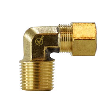 Lead Free Brass Compression Fittings Male 90 Elbows 1 2t X 1 2mip