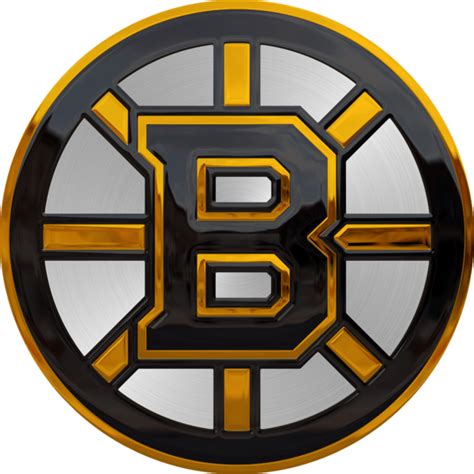 Metallic Boston Bruins Logo Psd Official Psds