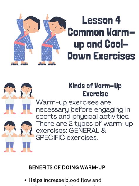 Common Warm-up and Cool-Down Exercises | PDF | Arm | Physical Exercise