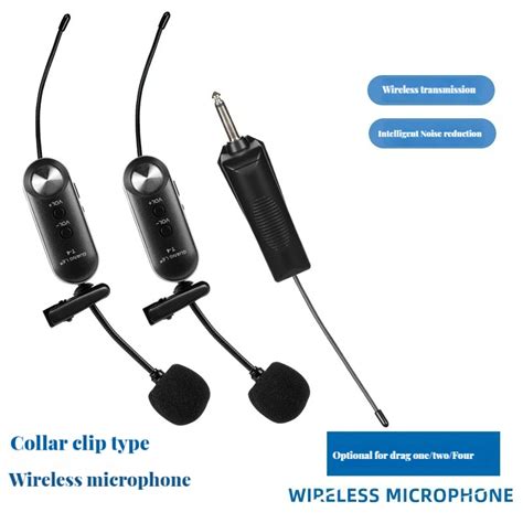 Saxophone Wireless Microphone Uhf With Receiver And Transmitter