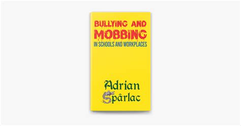 ‎Bullying and Mobbing in Schools and Workplaces on Apple Books