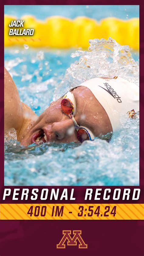 Minnesota Swimming Diving On Twitter 400 IM Swimming The Event