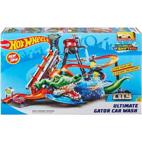 Hot Wheels City ultimátní automyčka s aligátorem 4KIDS cz