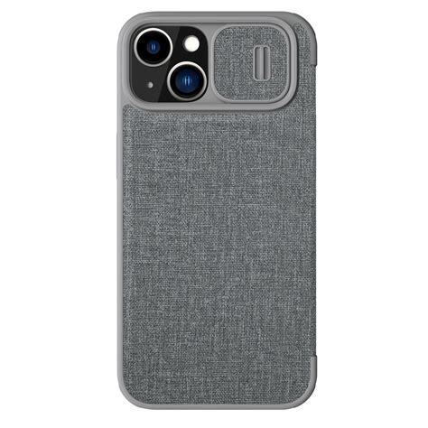 Buy Nillkin Case For Apple IPhone 14 6 1 Inch Qin Pro Cloth Leather