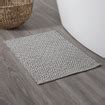 Sealskin Trellis Tapis De Bain 60x90cm Coton Gris Sawiday Fr