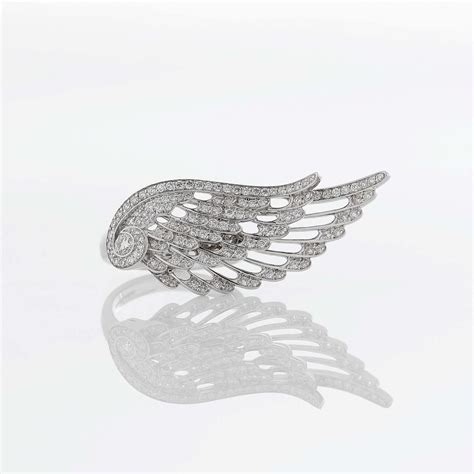 Wings Embrace Diamond Ring In Ct White Gold Garrard