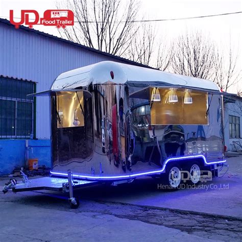 Ud Custom Food Truck Remorque Alimentaire Airstream Mobile Food Trailer