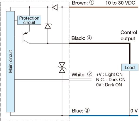 Simple Photoelectric Sensor Circuit Diagram Through Beam Pho