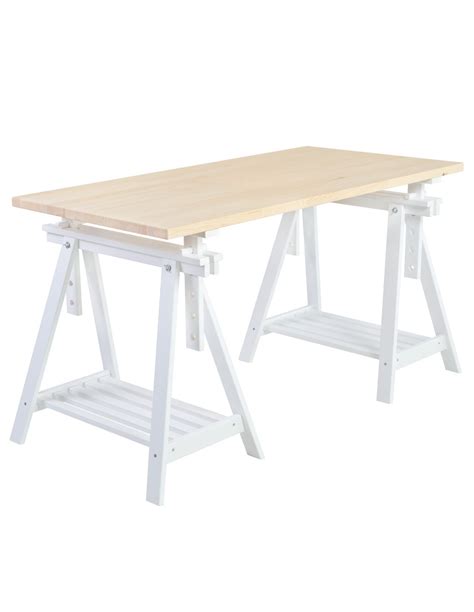 Mesa Escritorio De Madera Con Caballete Blanco Inclinable ARCHI TEC