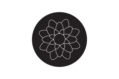 Flowers Art Vector White Line Style Graphic by samagata · Creative Fabrica