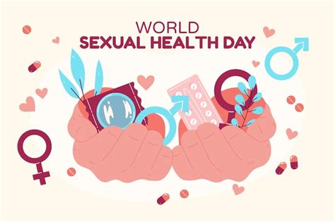 Fondo Del Día Mundial De La Salud Sexual Dibujado A Mano Vector Gratis