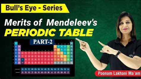 Merits Of Mendeleev S Periodic Table 2 Periodic Table Class 11 IIT