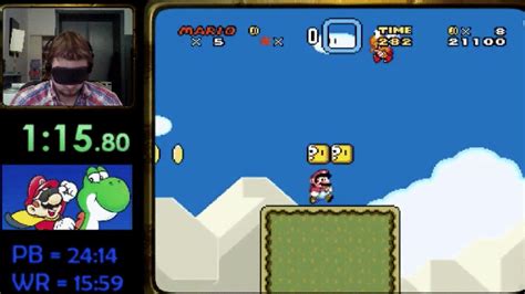 Blindfolded Speedrunner Beats Super Mario World In Under Fourteen Minutes