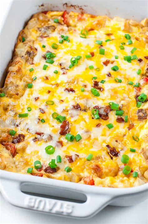 Cheesy Roasted Potato Breakfast Bake Peas And Crayons