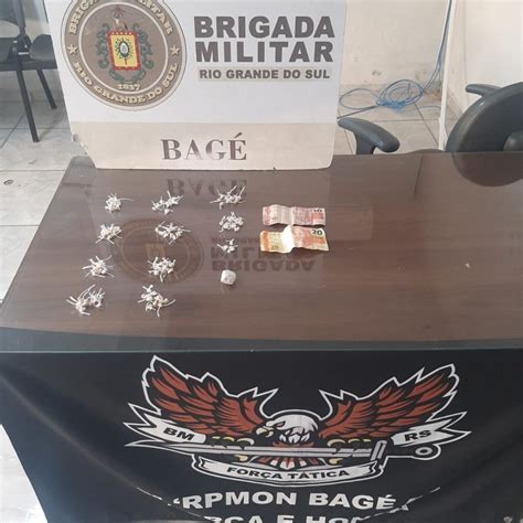 Brigada Militar De Bag Efetua Pris O Por Tr Fico De Drogas Brigada