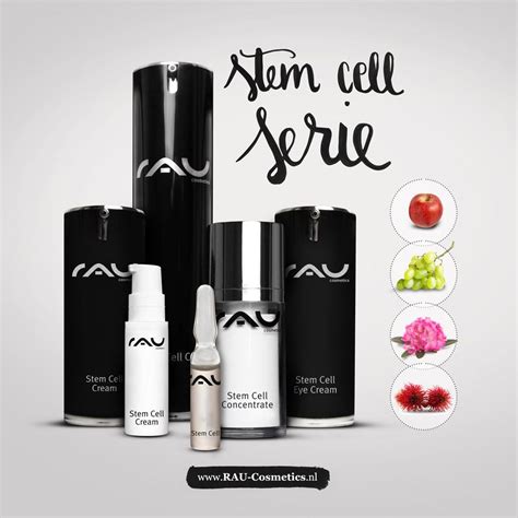 De Hele Stem Cell Serie Van RAU Cosmetics Stem Cell Cream Met