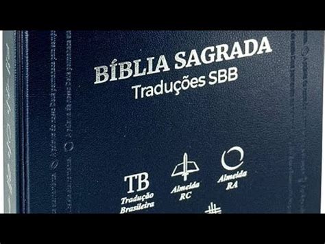 Apresenta O Da Nova B Blia Sbb Cinco Tradu Es Youtube